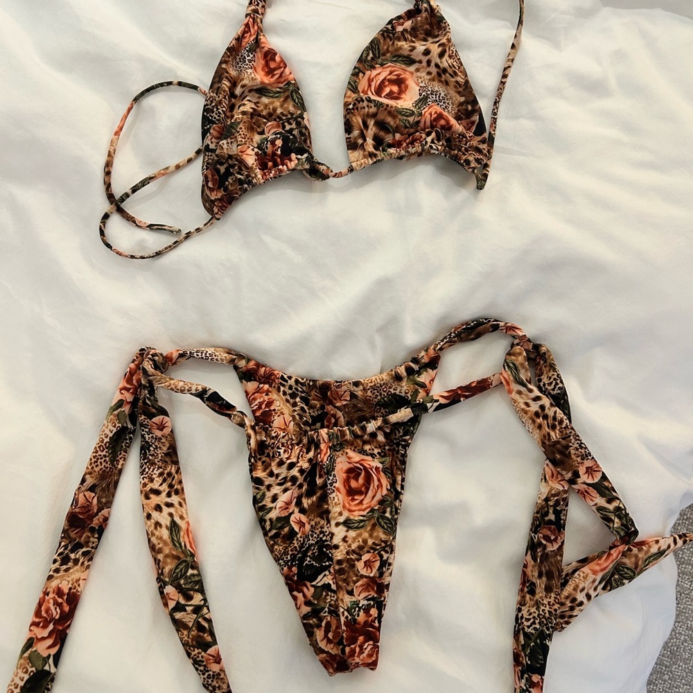 Floral Animal Print Bikini Set Bayu the label